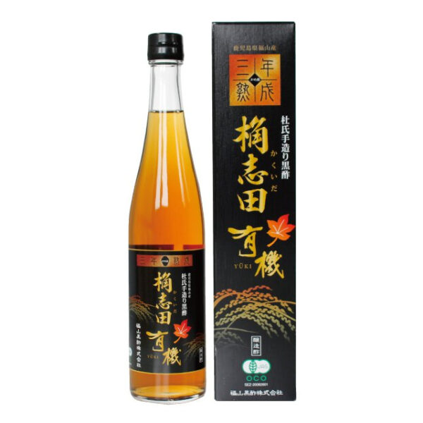 KAKUIDA 3 YEARS ORGANIC RICE VINEGAR (KUROZU) 500ml